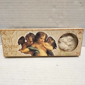 3 Angel Round Dream Decorative Soups Cream Ivory Made in Italy Athena's